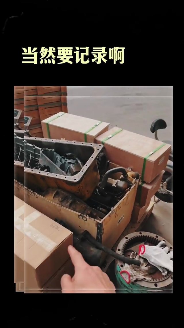 Export Crate Strapped and Ready for the Container